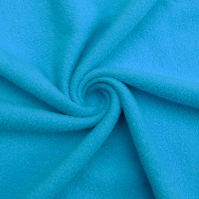 Turquoise Solid Fleece Fabric